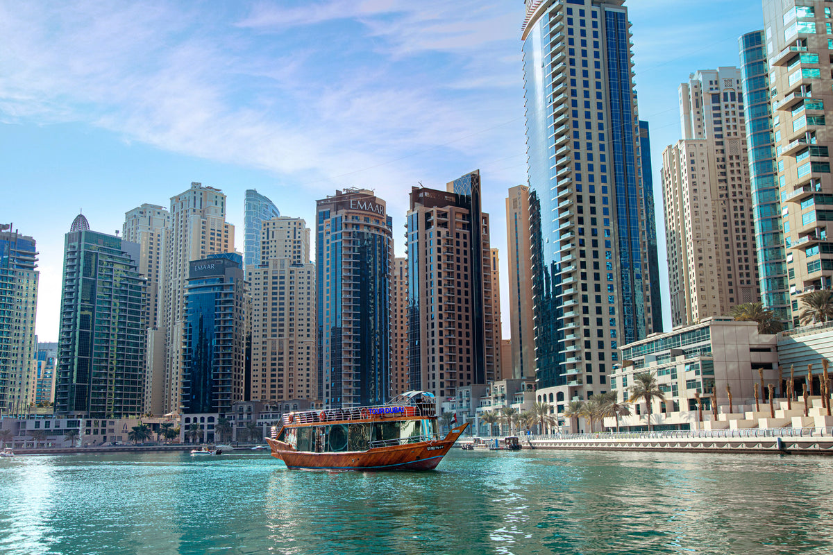 Dubai Marina Sightseeing Dhow Cruise